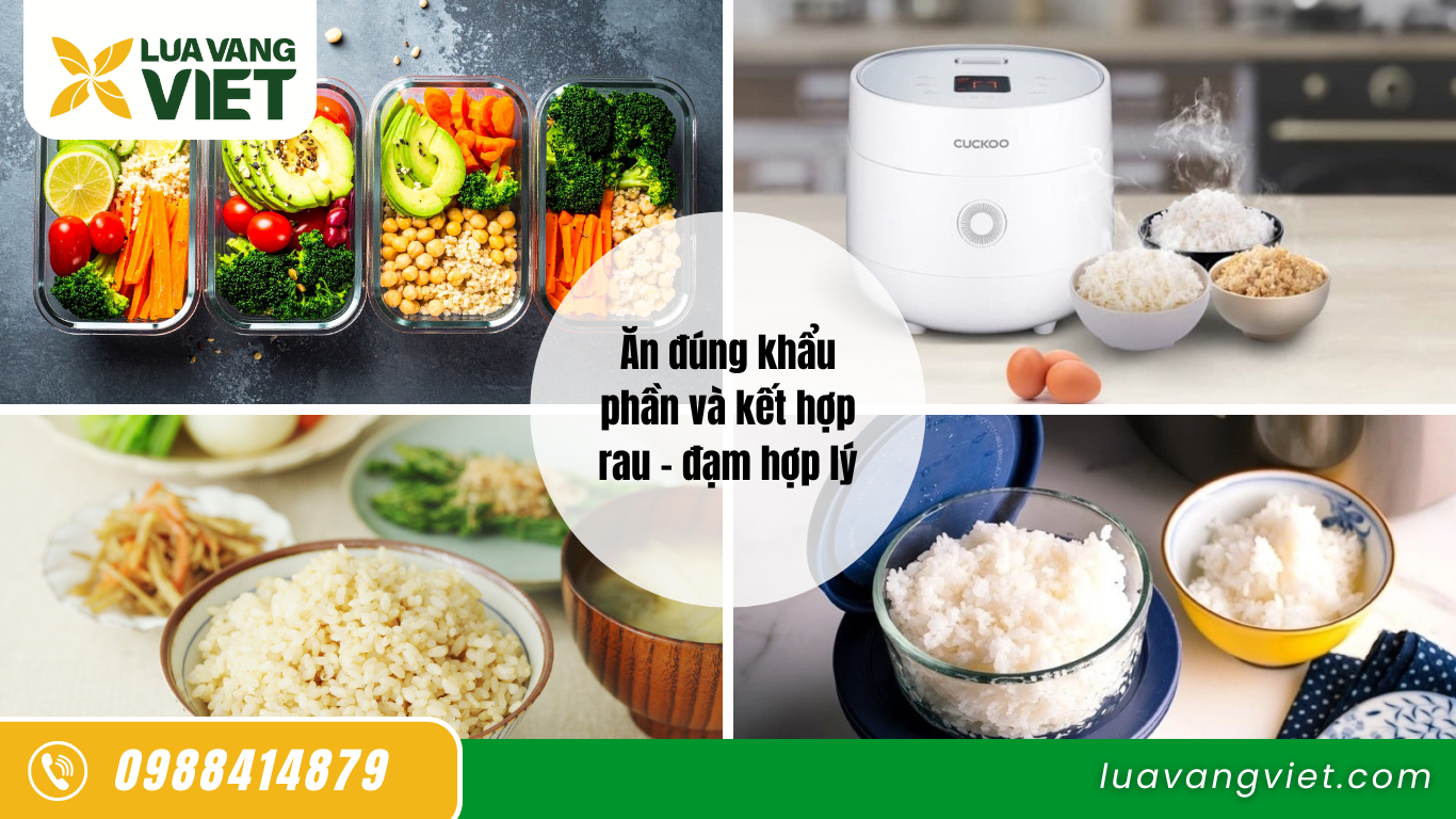 cách ăn gạo phù hợp cho người ăn kiêng