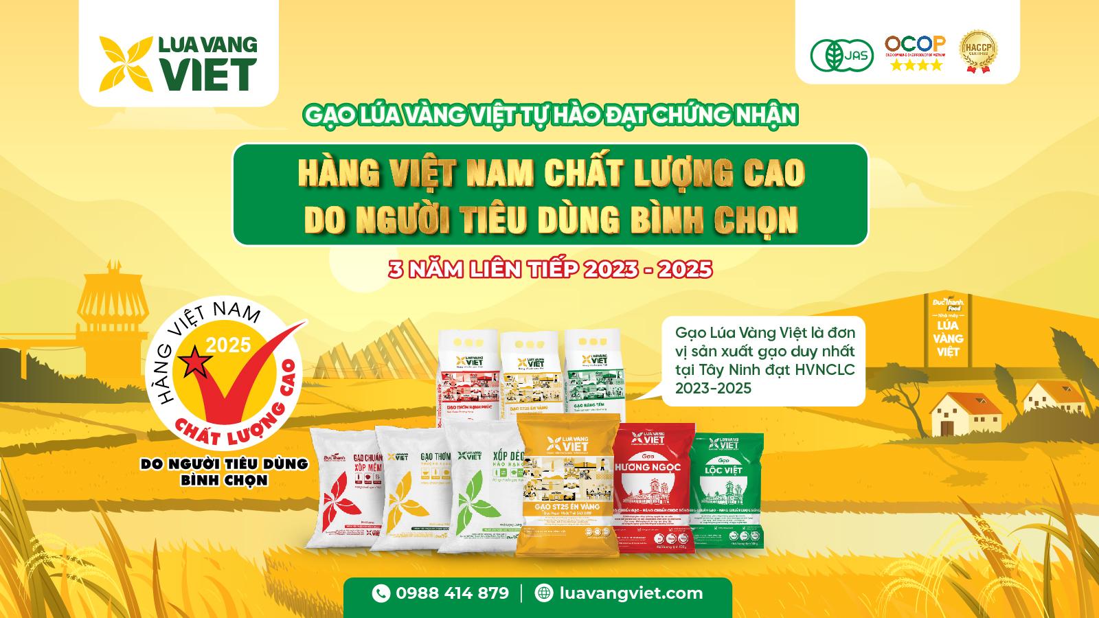 lúa vàng việt đạt hàng việt nam chất lượng cao
