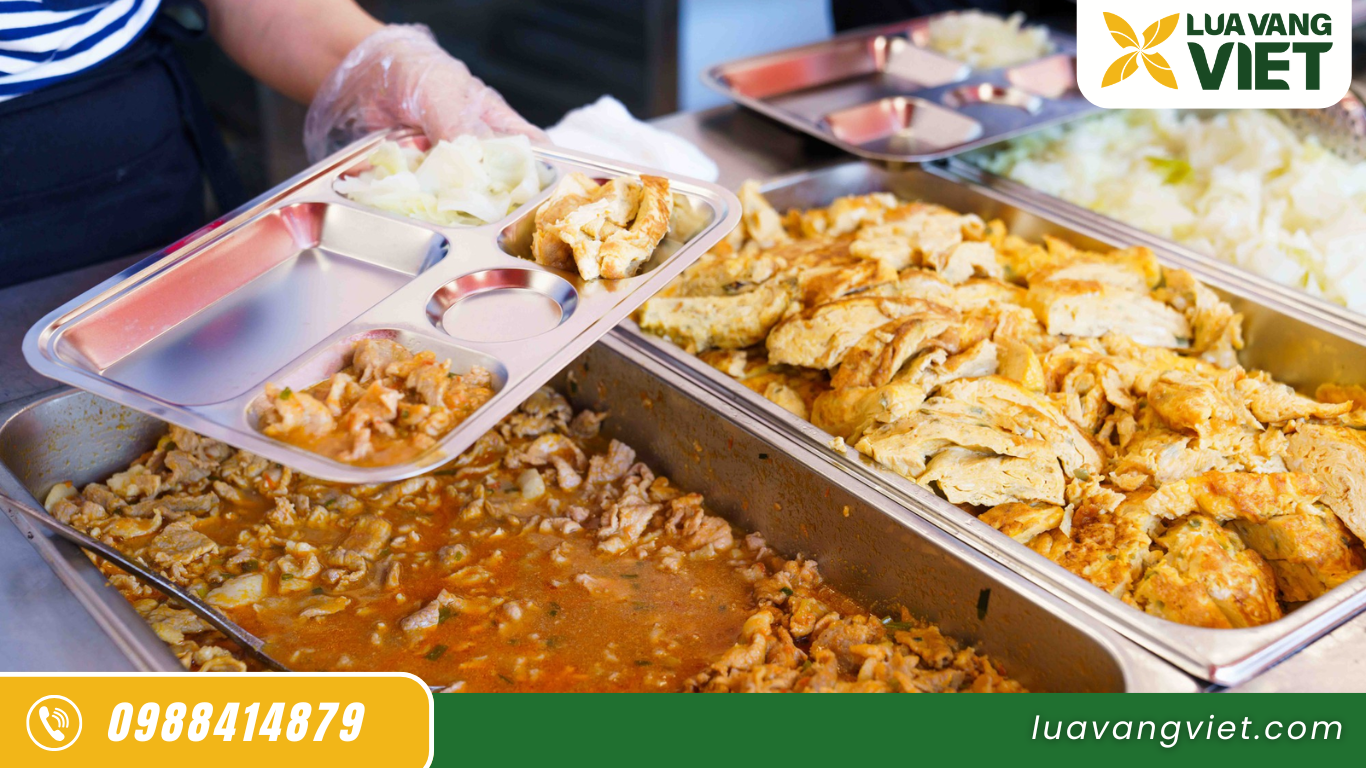 gạo bếp ăn công nghiệp