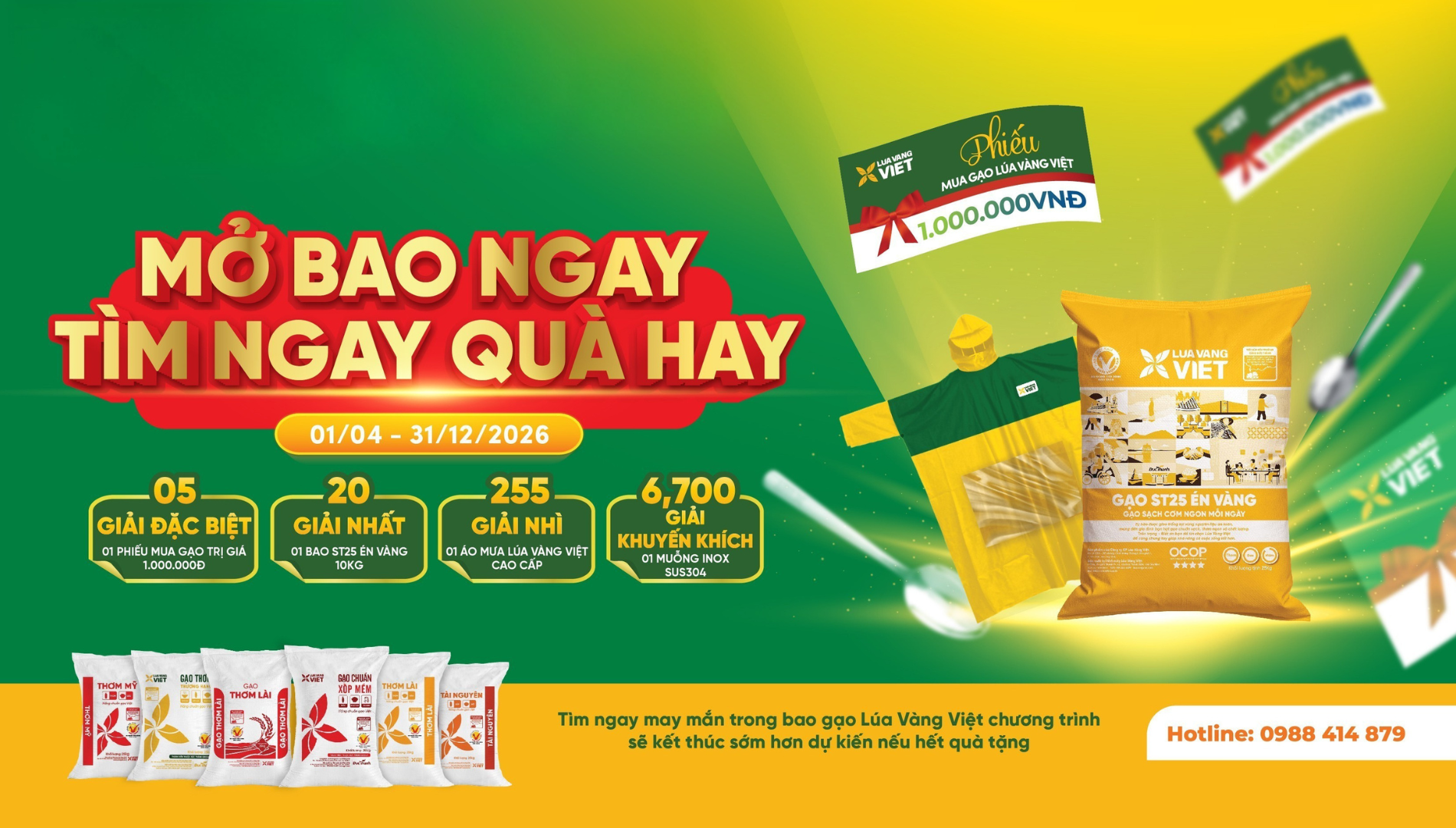 mở bao ngay tìm ngay quà hay