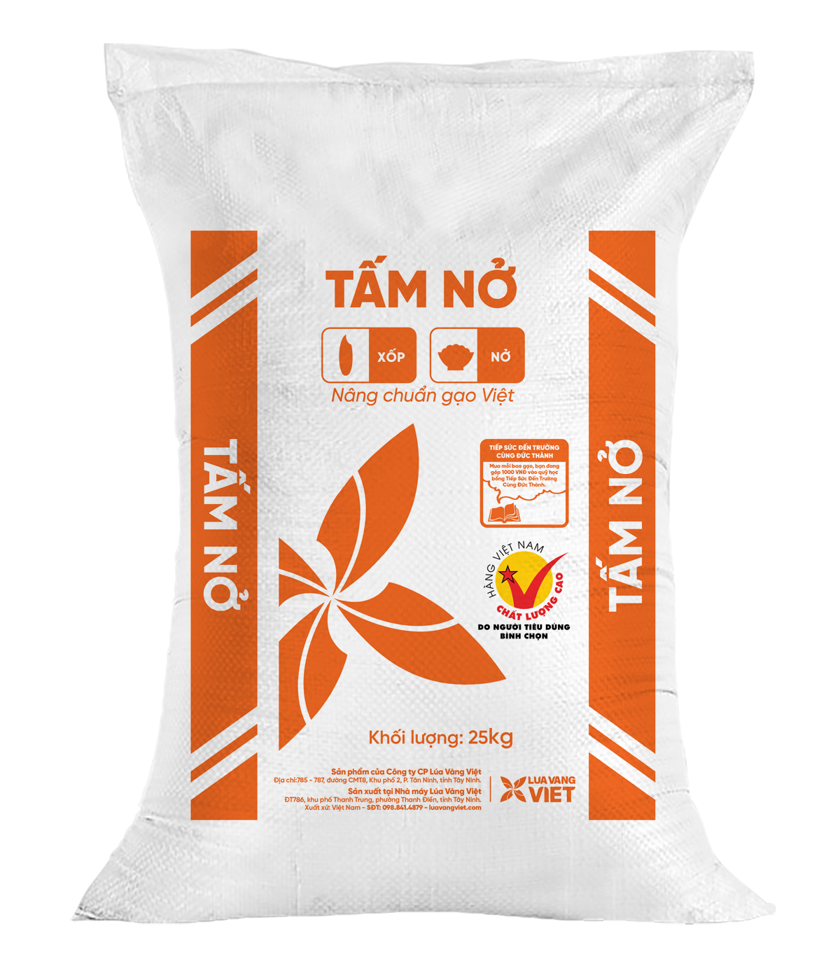 Tấm nở Lúa Vàng Việt